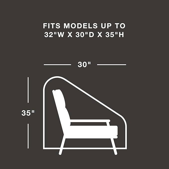 True Guard Patio Furniture Cover, Lounge Chair up to 32”