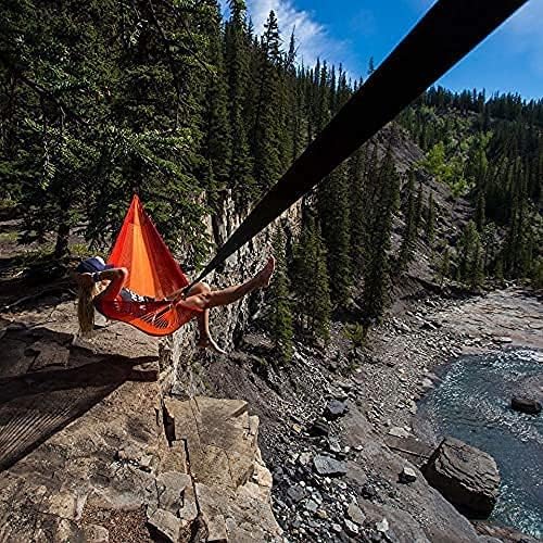 Handwoven Classic Double Hammock and Tree Strap Bundle: Shareable, Weathersafe Hammocks, Yellow Leaf Hammocks - “St. Lucia” Hammock, Fits 1-2 People (400 lbs) + Go Anywhere Hammock Straps - Extra Long