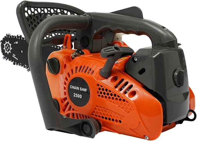 20inch Gas Chain Saw, 3.49HP 58CC 2-Stroke Gasoline Powered Chainsaw, 9000RPM Air Cooled Pull Start Gas Chainsaw Petrol Chain Saw with Safety Lock & Automatic Return for Wood Cutting, Trees