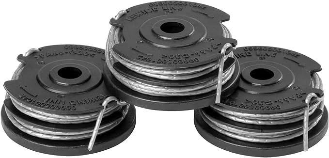 Greenworks 48V 17" Brushless Cordless Lawn Mower + 24V Drill/Driver, (2 x 24V) & 0.065" Dual Line Replacement String Trimmer Line Spool, 3 Count (Pack of 1)