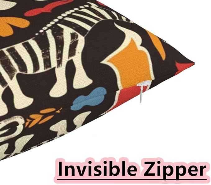 Outdoor Pillows Waterproof Set of 2 Outdoor Pillow Covers 16x24 Inch, Ethnic Throw Pillows African Pillow Covers, Garden Decorative Pillows Outdoor Pillows for Patio Furniture Car Home Decor -hs220