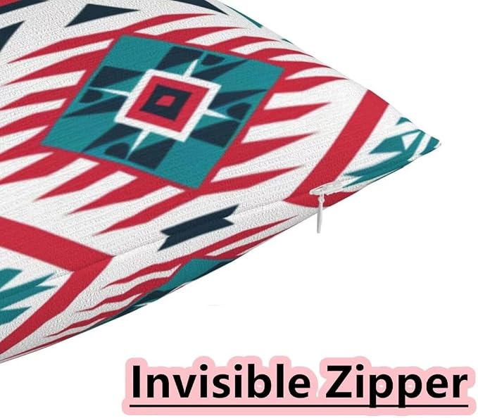 Outdoor Pillows Waterproof Set of 2 Outdoor Pillow Covers 16x24 Inch, Boho Throw Pillows Ethnic Pillow Covers, Summer Garden Decorative Pillows Outdoor Pillows for Patio Furniture Car Home Decor-hs207