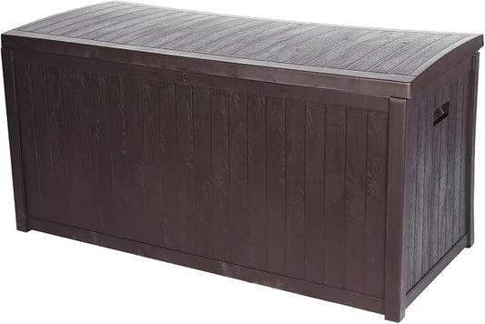 Large Outdoor Storage Boxes Lockable Garden Storage Box Waterproof Deck Box for Furniture Outside Cushions Gardens Pool Tools