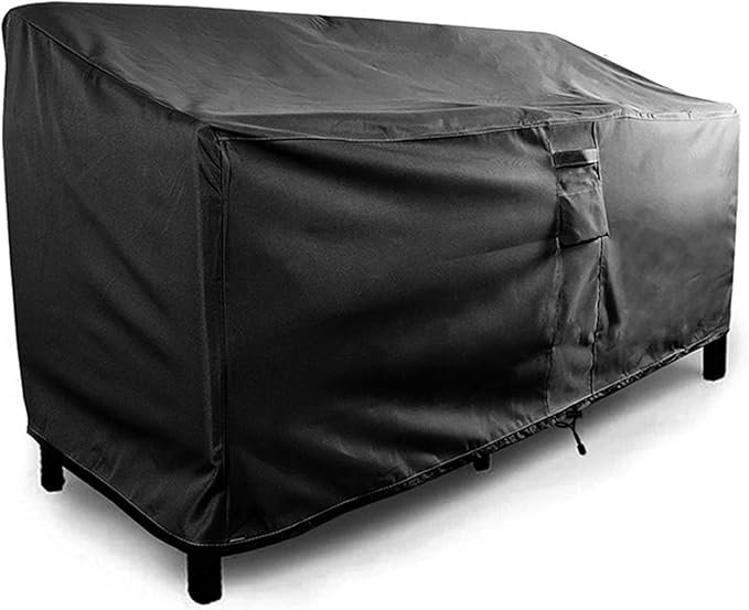 KHOMO GEAR Outdoor Couch Cover Patio Furniture Covers Waterproof Loveseat Cover - Wide - 58" Length x 37" Depth