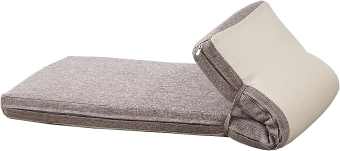 48x14 Inch Piano Bench Cushion w/ Washable Cover for Indoor Furniture,Khaki | Non slip high density foam bench seat cushion for kitchen dining room,shoe storage, entry way,window, settee