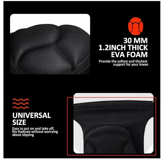 Knee Pads, Collision Avoidance Knee Sleeve for Men Women, Small/Medium | Garden, Gardening, House Cleaning, Construction Work, Dancing, Volleyball, Flooring, Climbing, Riding, Thick EVA Foam Padding