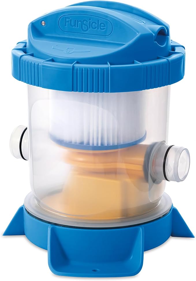Funsicle 12' x 36" Quickset Round Above Ground Swimming Pool & Pump, Blue, Age 6 & up