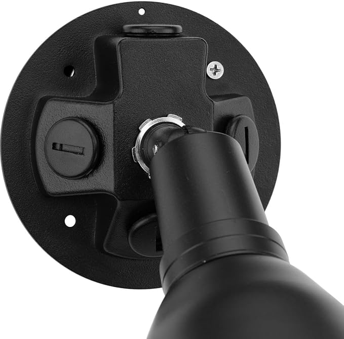 Progress Lighting 1-Light Adjustable Swivel Flood Light, Outdoor, P5202-31, Black