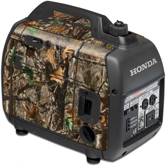 AMR Racing | Decal Kit Only Compatible with Honda EU2000i Skin Camping Portable Generator - Woodland Camo (Generator Not Included)