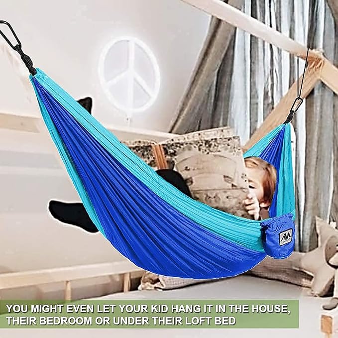 2pcs AYAMAYA Kids Hammock (Blue + Purple)
