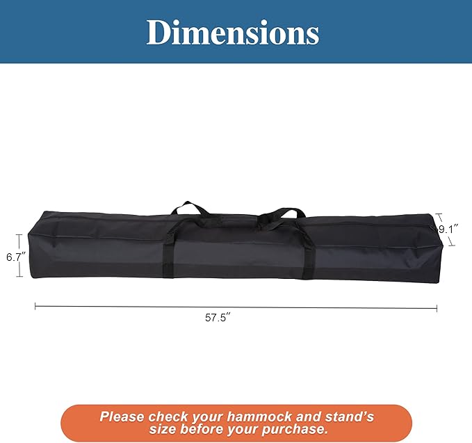 SUNCREAT Double Quilted Hammocks for Outside with 12ft Stand, Heavy Duty Hammock Storage Bag