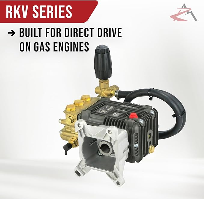 The ROP Shop OEM Annovi Reverberi Pump & VRT3 Unloader for Pressure Washer fits Powermate PW0924001