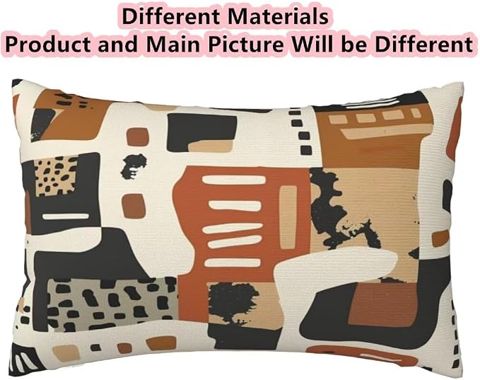 Outdoor Pillows Waterproof Set of 2 Outdoor Pillow Covers 12x20 Inch, Vintage Throw Pillows Nordic Pillow Covers, Garden Decorative Pillows Outdoor Pillows for Patio Furniture Car Home Decor -hs306