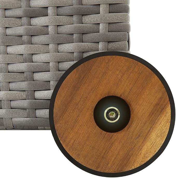 Patio Storage Box with Wheels Light Gray 47.2"x25.6"x24" PE Rattan Deck Box for Outdoor Furniture Cushions Toys Garden Pool Accessories