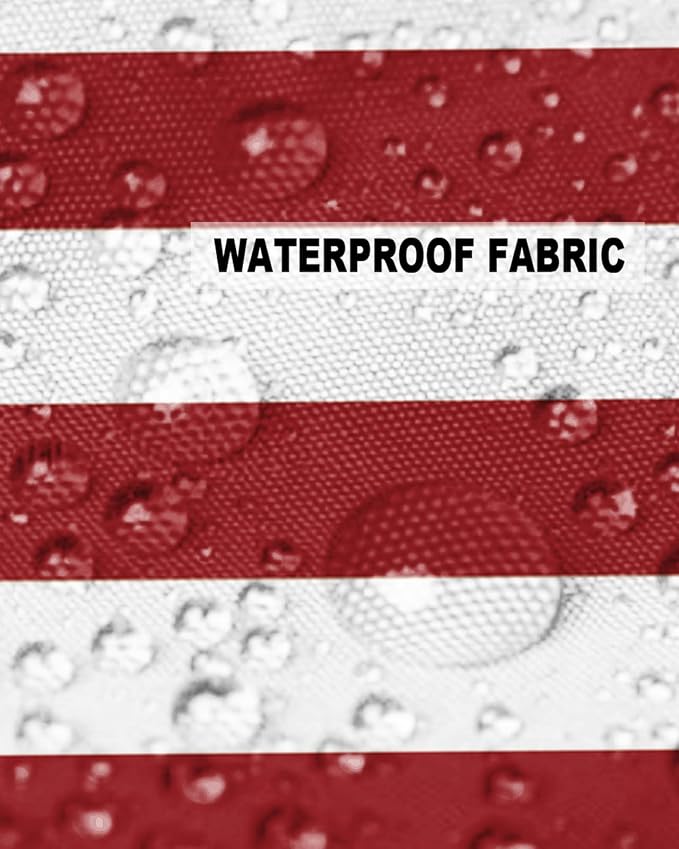 Lumbar Throw Pillow Covers 12x20 Outdoor Waterproof Pillow Covers for Patio Furniture Christmas Red Throw Pillow Cover Red And White Stripes Pillowcases Set of 2 Cushion Case for Sofa Couch Chair Home