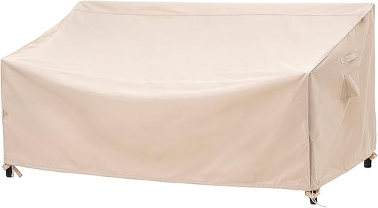 F&J Outdoors Waterproof Anti-UV Heavy Duty 3 Seater Cushion Couch Patio Sofa Cover, 87" W x 39" D x 36" H