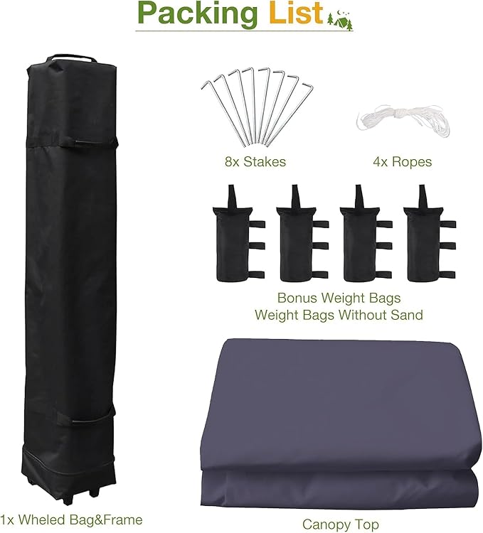 Pop Up Canopy Tent 13x13 Ft Instant Gazebo with Mosquito Netting Enclosure, Adjustable Outdoor Gazebo for Patio, Garden & Backyard Use with UV Protection & 3 Heights (Blue Lightgrey, 13 ft x 13 ft)