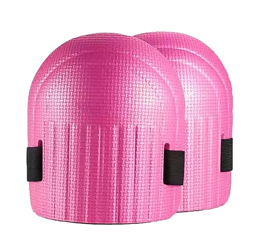 SUJAYU Soft Gardening Knee Pads for Women, EVA Foam Knee Pads for Men Construction, Work Knee Pad for Men Women, Rodilleras Para Roofing Rodilleras Para Trabajo (Pink)
