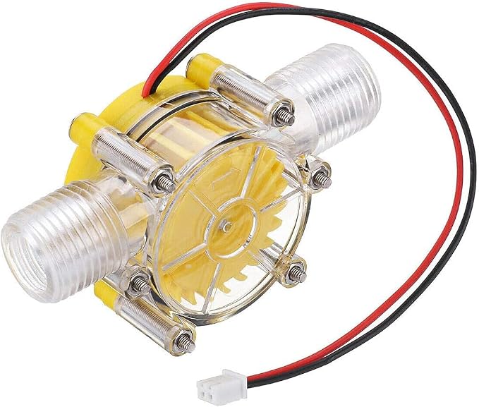Water Flow Turbine Generator - Hydroelectric Micro Hydro 1/2 Inch Portable Water Charger (80V)