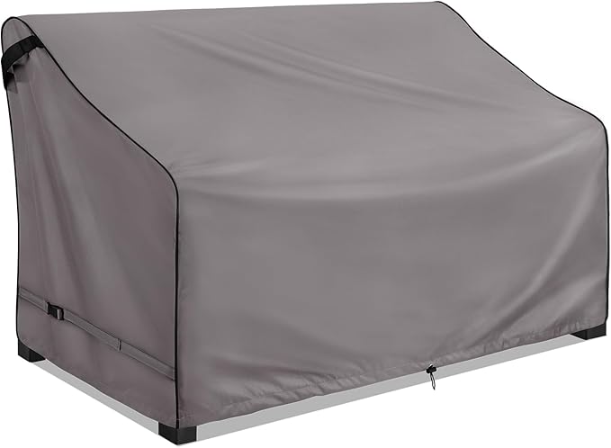 KylinLucky Outdoor Furniture Covers Waterproof, 3-Seater Patio Sofa Cover Fits up to 62W x 38D x 35H inches