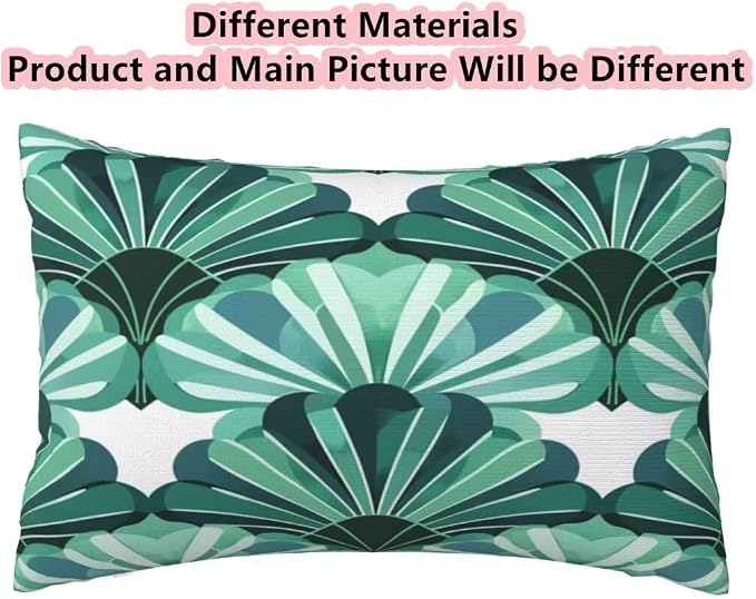 Outdoor Pillows Waterproof Set of 2 Outdoor Pillow Covers 16x24 Inch, Green Throw Pillows Plants Pillow Covers, Summer Garden Decorative Pillows Outdoor Pillows for Patio Furniture Home Decor -hs372