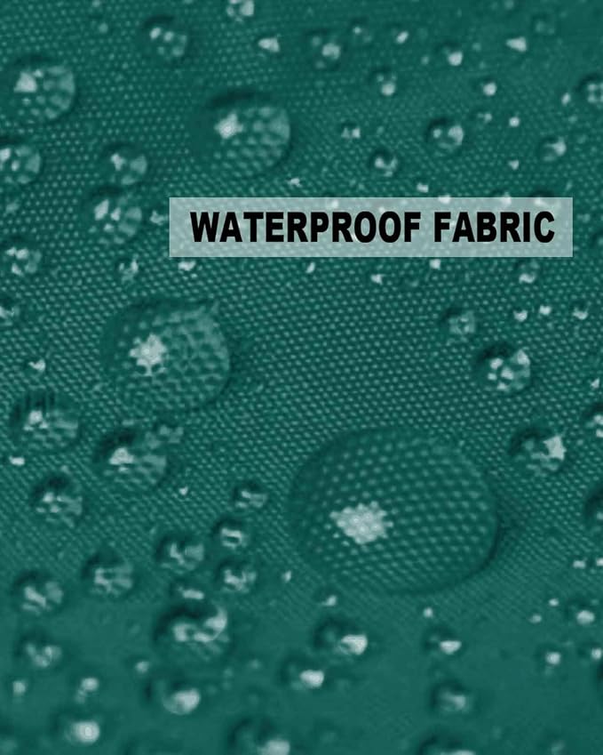 Outdoor Waterproof Throw Pillow Covers 24x24in, Aventurine Green Cushions for Garden Patio Furniture Chairs Set of 2, Solid Home Decor Couch Sofa Polyester Pillow Cases