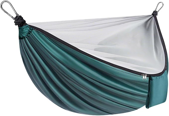 YSUEFIJO Premium Outdoor Hammock for Garden Or Balcony, Breathable Hammock with Soft Fabric, Portable Camping Hammock for Adults, Foldable Hammock Easy to Carry, Comfortable Relaxing Hammock