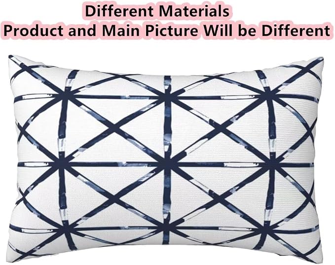 Outdoor Pillows Waterproof Set of 2 Outdoor Pillow Covers 16x24 Inch, Modern Throw Pillows Striped Pillow Covers, Garden Decorative Pillows Outdoor Pillows for Patio Furniture Car Home Decor -hs345