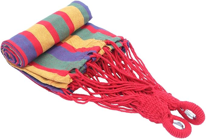YKS Canvas Hammock (79 Inch × 34 Inch, 330 Pounds Maximum Capacity)