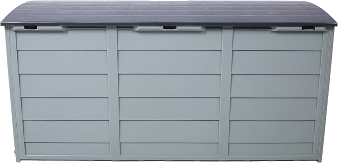 Gecheer All Weather UV-Resistant Outdoor Deck Box with Wheels for Patio Furniture Storage