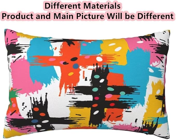 Outdoor Pillows Waterproof Set of 2 Outdoor Pillow Covers 16x24 Inch, Modern Throw Pillows Abstract Pillow Covers, Garden Decorative Pillows Outdoor Pillows for Patio Furniture Car Home Decor -hs288