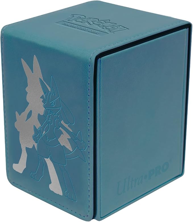 Ultra Pro ULP16414 Alcove Flip Pokemon Elite Series Lucario Deck Box Card Game