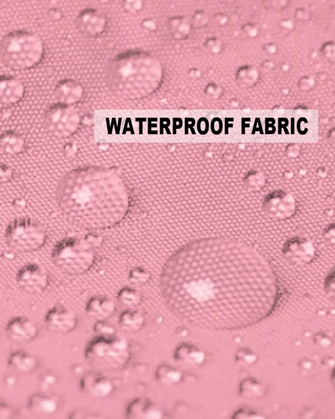 Outdoor Waterproof Pillow Covers for Patio Furniture Pink Decorative Throw Pillow Cover Solid Color Pillowcases Set of 2 Cushion Case for Sofa Couch Chair Home Decor 26x26 inch x 2pcs