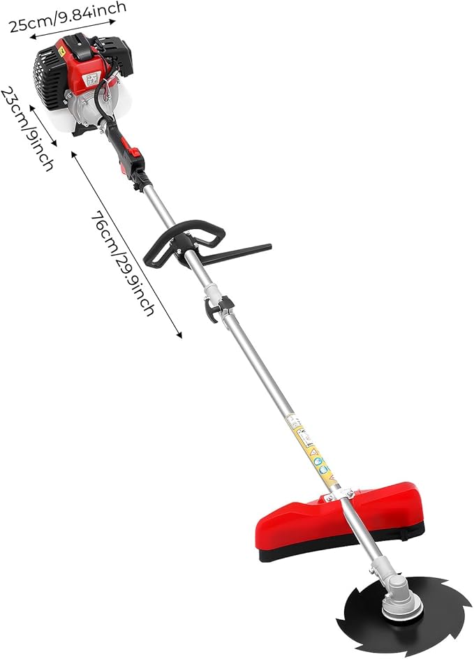 52CC 2-Stroke Gasoline Brushcutter and Lawn Mower, Electric Lawn Mower, 5-in-1 Gas Lawn Mowers