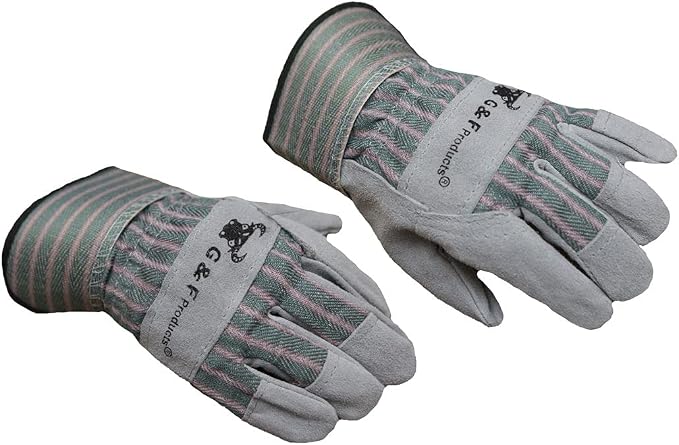 G & F Products JustForKids Kids Garden & Work Gloves for Boys & Girls, Durable Gloves for Gardening, Yard Work & DIY