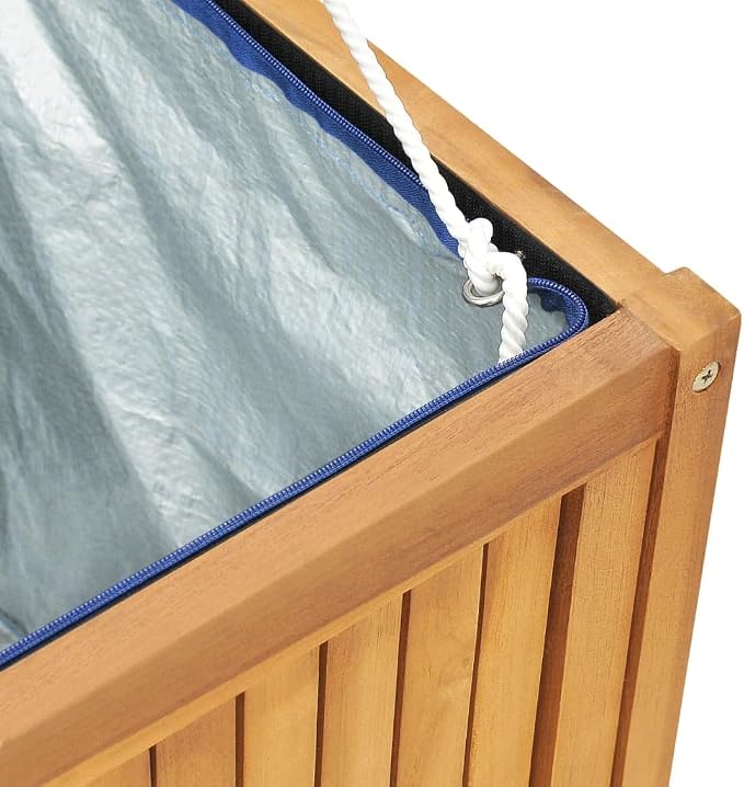 Patio Box,Deck Box,Outdoor Storage Box,Dock Box,Toy Box,Container,Terrace Tables and Chairs,for Home,Garden,Patio,Pool,Back-Yard,Lawn,78.7"x19.7"x21.7" Solid Wood Teak