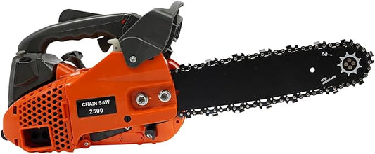 Bepritm 2-Stroke Gas Chainsaw, Gasoline Power Chain Saws with Handle&Fuel Tanks, Single Cylinder Chainsaws for Cutting Forest Trees Wood, Garden, Farm Cutting (12 Inch* 25.4CC)