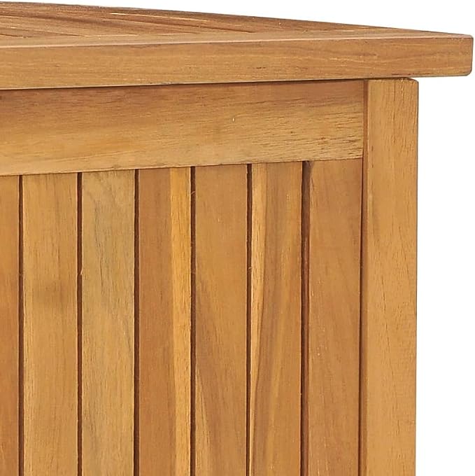 Solid Wood Outdoor Storage Bench,Solid Teak Wood Garden Deck Box Patio Storage Box with Liftable Top Outdoor Wooden Storage Container for Patio,Backyard,Poolside, 44.9"x19.7"x22.8"
