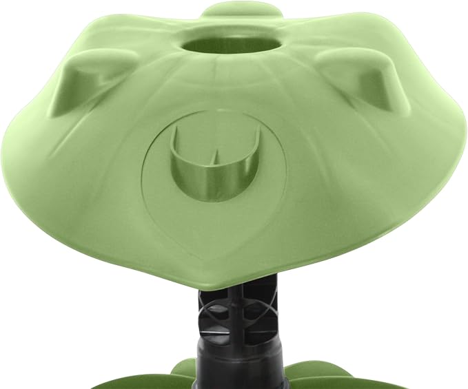 TheXceptional ROCKr Ergonomic Rocking Garden, Lawn & Yard Seat Stool, EX120 | 360° dynamic motion base relieves lower back & knee strain for gardeners. 250 lb capacity. Portable, Made in USA by Vertex