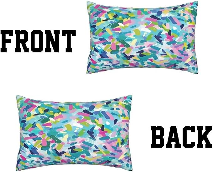 Outdoor Pillows Waterproof Set of 2 Outdoor Pillow Covers 16x24 Inch, Color Throw Pillows Abstract Pillow Covers, Garden Decorative Pillows Outdoor Pillows for Patio Furniture Car Home Decor -hs384