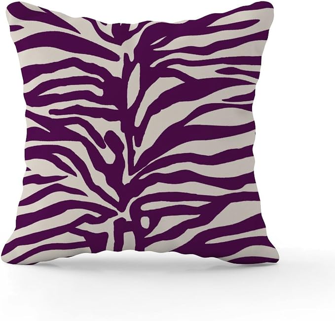 Blue Tiger Print Throw Pillow Covers Animal Tiger Print Pillowcase 24x24 INFarmhouse Accent Decorative Cushion Covers Home Decor for Patio Funiture Garden