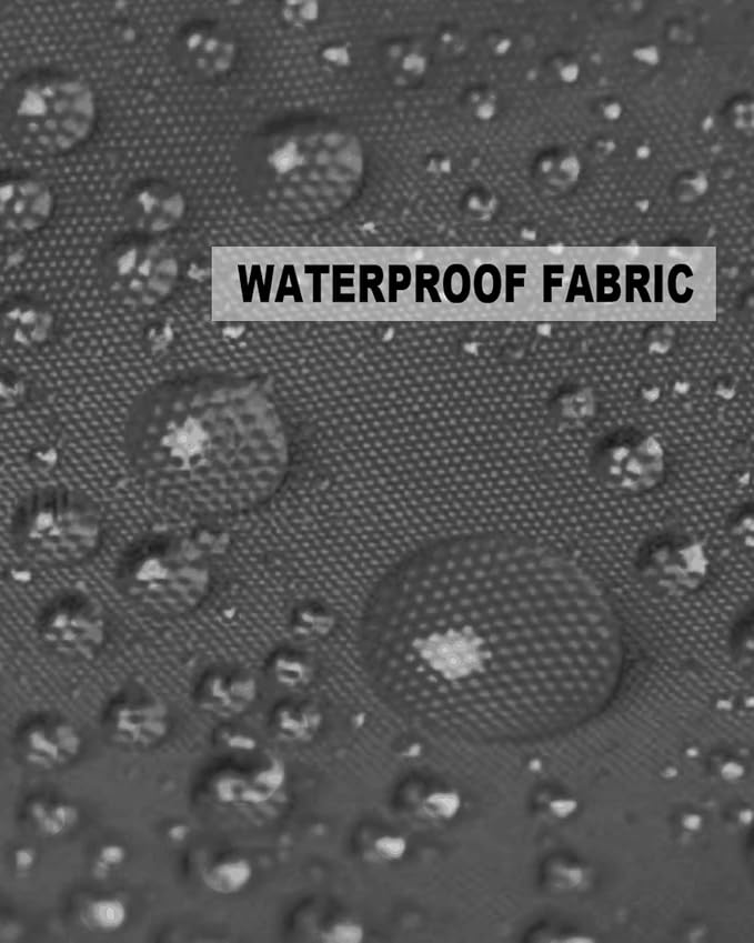 Outdoor Waterproof Throw Pillow Covers Set of 2 Dark Grey Pattern Pillowcases 24x24 Inches Pure Colour Patio Decorative Pillows Cushion Case Patio Pillows for Couch Bed Chair Garden