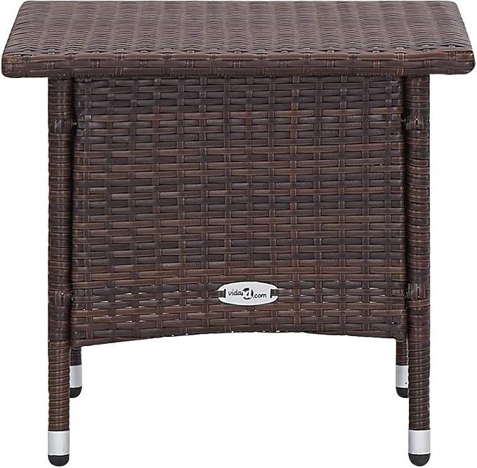 3 Piece Garden Lounge Set with Cushions, Brown Poly Rattan Outdoor Patio Chairs for Balcony and Terrace, 2 Armchairs and 1 Matching Piece Conversation Set