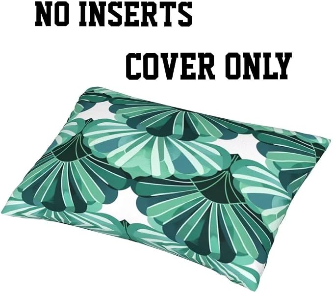 Outdoor Pillows Waterproof Set of 2 Outdoor Pillow Covers 16x24 Inch, Green Throw Pillows Plants Pillow Covers, Summer Garden Decorative Pillows Outdoor Pillows for Patio Furniture Home Decor -hs372