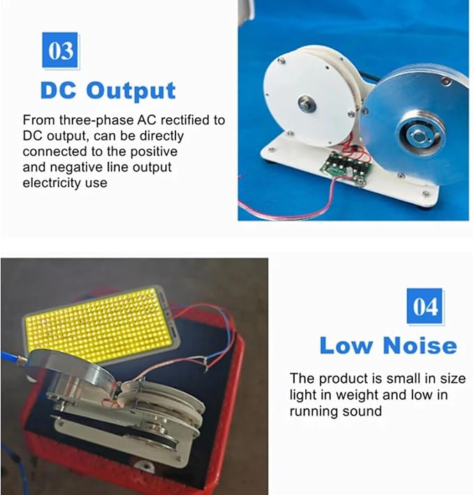 Turbine Generator Kit, 1-100W DC Output High Pressure Steam Power Generation, for Demonstrations, Scientific Research, and DIY Power Projects