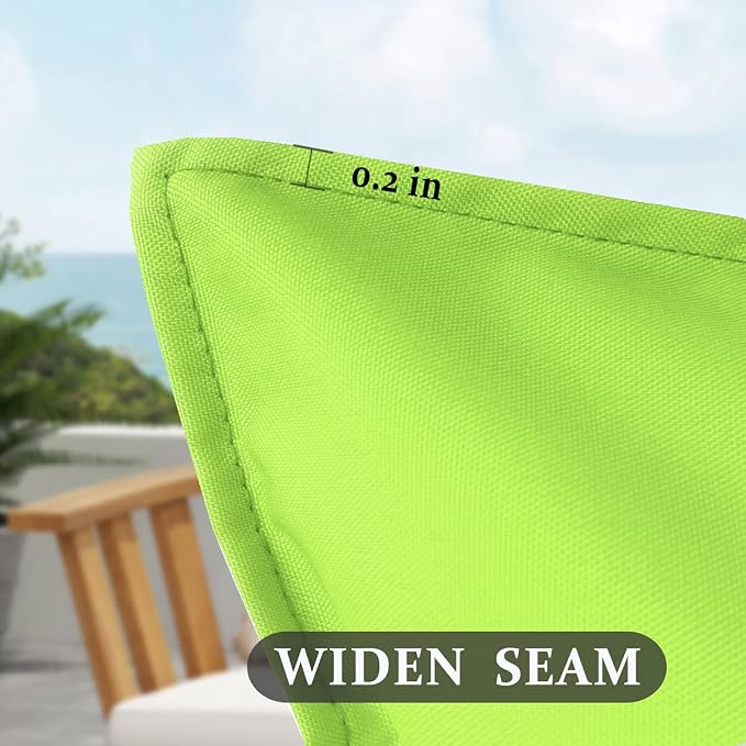Green Outdoor Waterproof Throw Pillow Covers 12''x20'', Durable Vibrant Decorative Cushion Shem for Patio Funiture, Garden, Outdoor Sofa (Grass Green)
