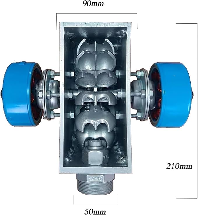 2000W Hydroelectric Generator, 110V-230V 60Hz High Power Horizontal Water Turbine Generator, Aluminum Alloy Hydro Power Equipment For Outdoor, Camping, Home, Lighting