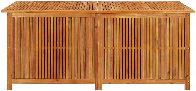 Patio Storage Box,deck box,outdoor storage box,wood deck box,box,patio furniture,for Patio, Lawn, Backyard, Outdoor Indoor, 68.8"x31.4"x29.5" Solid Acacia Wood