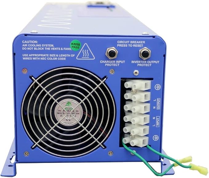AIMS 4000W 12V Pure Sine Inverter Kit w/Remote