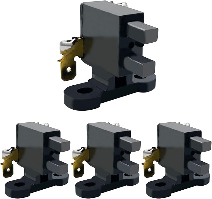 4X Generator Carbon Brush Assembly for Honda GX120 GX160 Ex1800 2500 2600 Clone Champion 3500 4500 4650 Predator 3500 4000 4375 Generac Coleman Powermate GP PM 3250 3600 3800 Watt